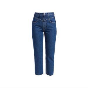 NWT | Trave Heidi Straight Cropped Yoke Jeans $268